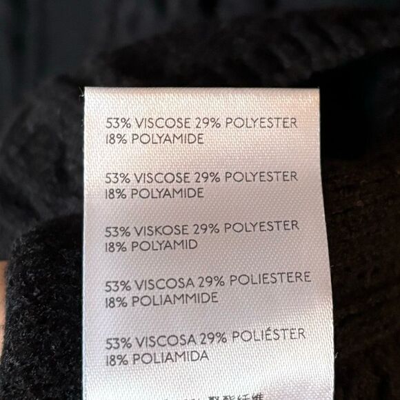 Free People Small World Mini Black Sweater Dress Size XS - Picture 16 of 16